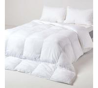 HOMESCAPES Super King Duvet 10.5 Tog, Hotel Quality Soft Touch 'Feels Like Down' Super Microfibre Quilt, Box Stitched, Lightweight All Year Round Duvets, Hypoallergenic & Machine Washable