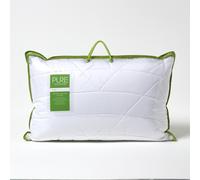 Homescapes Luxury Organic Bamboo Pillow for Back Sleepers, 50 x 75 cm