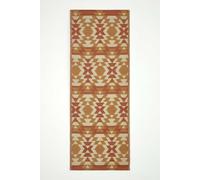 Homescapes Luxury Outdoor Rug Waterproof Reversible For Garden, Orange Anya Aztec Orange