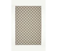 Homescapes Luxury Outdoor Rug Waterproof Reversible, Green May Geometric In Olive Olive 120cm x 180cm