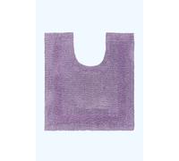 (Lilac, 50 x 55 cm) Homescapes Luxury Reversible Cotton Bath Mat
