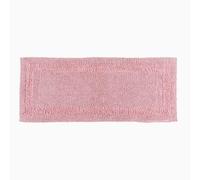 (Pink, Bath Mat Runner) Luxury Reversible Cotton Bath Mat