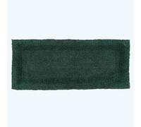 (Moss Green, Bath Mat Runner) Luxury Reversible Cotton Bath Mat