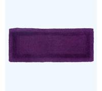 (Purple, Bath Mat Runner) Luxury Reversible Cotton Bath Mat