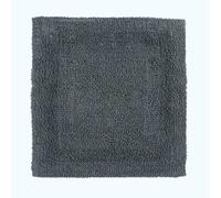Homescapes Luxury Reversible Cotton Shower Mat - Grey