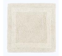 Homescapes Luxury Reversible Cotton Shower Mat - Natural Cream