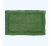 Homescapes Luxury Reversible Extra Large Bath Mat - Fern Green