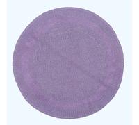 (Lilac, 80cm) Homescapes Luxury Reversible Cotton Bath Mat
