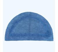 (Cobalt Blue, Bath Mat - Half Round) Luxury Reversible Cotton Bath Mat