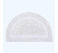 (White, 50 x 80 cm) Homescapes Luxury Reversible Cotton Bath Mat