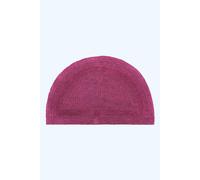 HOMESCAPES Half Round Bath Mat, Luxury 1600gsm Extra Soft 100% Cotton, Reversible Bathroom Mats Non-Slip, Washable, Super Absorbent, Quick-Dry, Raspberry Pink Semi Circle Bathroom Rug, 50 x 80 cm