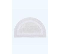 (White, 50 x 80 cm) Homescapes Luxury Reversible Cotton Bath Mat