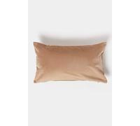 Homescapes Luxury Soft Velvet Cushion In Beige Beige 30cm x 50cm
