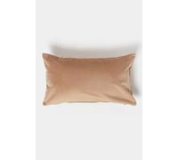 Luxury Soft Velvet Cushion Homescapes Beige 45cm x 45cm