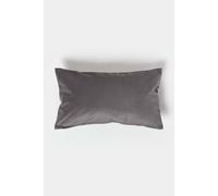 HOMESCAPES Grey Velvet Cushion 45 x 45 cm Super Soft Velvet Scatter Cushion with Super Microfibre Cushion Pad Insert Included Accent Throw Pillow for Sofa or Bed