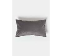 HOMESCAPES Grey Velvet Cushion 30 x 50 cm Super Soft Velvet Scatter Bolster Cushion with Super Microfibre Cushion Pad Insert Included Rectangular Accent Throw Pillow for Sofa or Bed