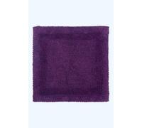 Luxury Reversible Cotton Shower Mat Homescapes Purple One Size