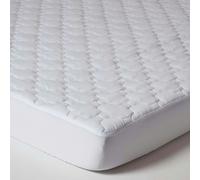 HOMESCAPES Luxury Triple Fill Mattress Protector Euro Size - 140 x 200 cm