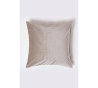 Homescapes Luxury Velvet Cushion Cover In Light Beige Light Beige