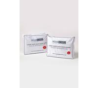HOMESCAPES 3 in 1 All Seasons Single Duvet 13.5 Tog (4.5 + 9), Luxury White Duck Down Quilt, Anti Allergy 100% Cotton Cover Down-Proof Winter Duvets, Washable RDS &OEKO-TEX Certified