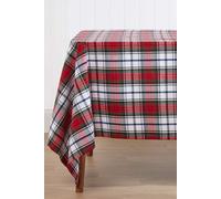 (137 x 178 cm) Red Macduff Tartan Christmas Tablecloth