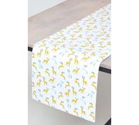 Homescapes Majestic Stag Grey Christmas Table Runner 35 x 180 cm Homescapes Grey 35 x 180 cm