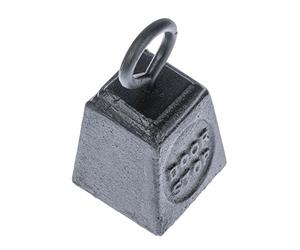 HOMESCAPES Measuring Weight Metal Door Stopper Cast Iron Effect Antique Style Door Stop