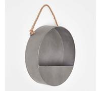 Homescapes Medium Round Metal Hanging Wall Planter, 30 Cm