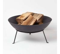 Homescapes Metal Fire Bowl with Stand