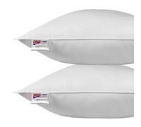 Homescapes Microfibre Euro Continental Square Pillow Pair - 80Cm X 80Cm (32"x32")