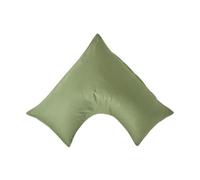 (Moss Green) Organic Cotton V Shaped Pillowcase 400 Thread Count