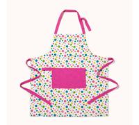 Homescapes Multi Colour Polka Dot Cotton Apron Multi