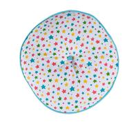 Homescapes Multi Stars & Blue Stripes Round Floor Cushion