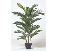 Multi Stem Green Palm Tree in Pot, 180 cm Homescapes Green One Size