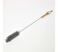 HOMESCAPES Multipurpose Cleaning Brush Silo Bottle Cleaning Brush 58 cm Long Wire Brush with Wooden Handle