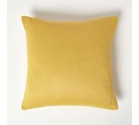 Homescapes Mustard Yellow Herringbone Chevron Cushion Cover