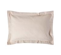 Homescapes Natural Linen Oxford Pillowcase, King