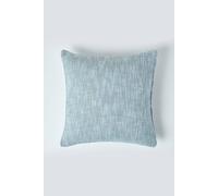 Homescapes Nirvana Cotton Cushion Cover In Grey Grey 45cm x 45cm