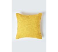 (60 x 60 cm, Ochre Yellow) Nirvana Cotton Cushion Cover