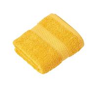 HOMESCAPES Ochre Yellow Turkish Cotton Hand Towel Super Soft Thick & Absorbent 500 GSM Towel Heavy Weight for everyday Luxury