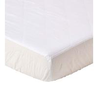 Homescapes Organic 300 Tc Luxury Quilted Deep Fitted Double Mattress Protector