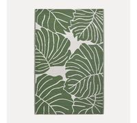 HOMESCAPES Outdoor Rug Luxury Waterproof Reversible Recycled, For Garden, Ada Botanical - 150 x 240 cm