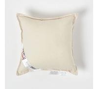 HOMESCAPES Pack of 4 Organic Cotton Cushion Pad 30 x 30 cm (12” x 12”) Inner Insert with Super Microfibre Hypoallergenic Synthetic Filling Machine Washable