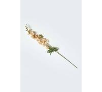 HOMESCAPES Artificial Single Stem Peach Stocks Flower 87 cm Faux Silk Flower Spray for Bouquet or Floral Arrangement