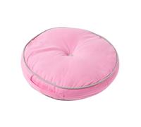 Homescapes Pink And Grey Round Floor Cushion