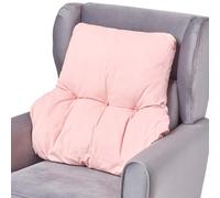 Homescapes Pink Cotton Back Support Cushion
