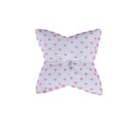 Pink Hearts Star Floor Cushion Homescapes Pink One Size