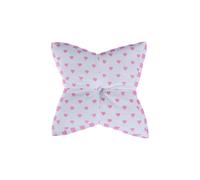 Homescapes Pink Hearts Star Floor Cushion Pink One Size