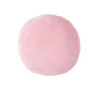 Homescapes Pink Velvet Cushion, 40 Cm Round