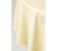 Homescapes Cream Cotton Round Tablecloth 178 Cm